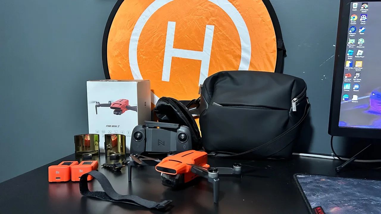 Drone Fimi Mini 3 Pacote Completo 2 Baterias 