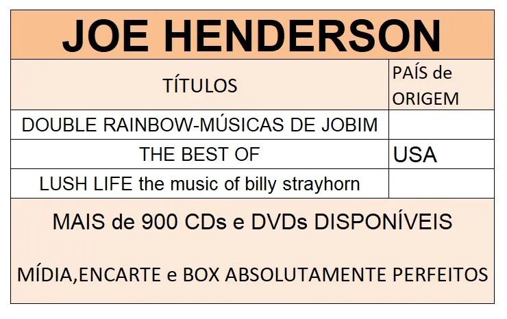 3 Cds do saxofonista Joe Henderson. Mais de 800 cds disponíveis. - Foto 3