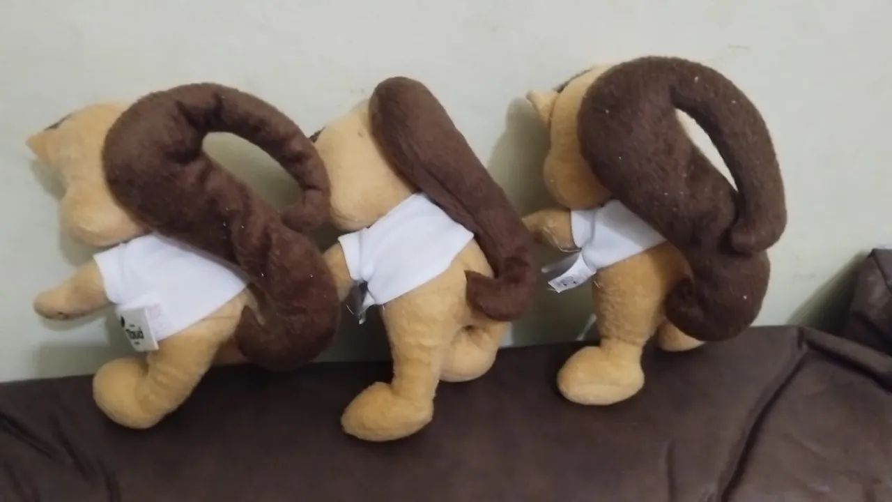 Trio de pelúcias. - Foto 2