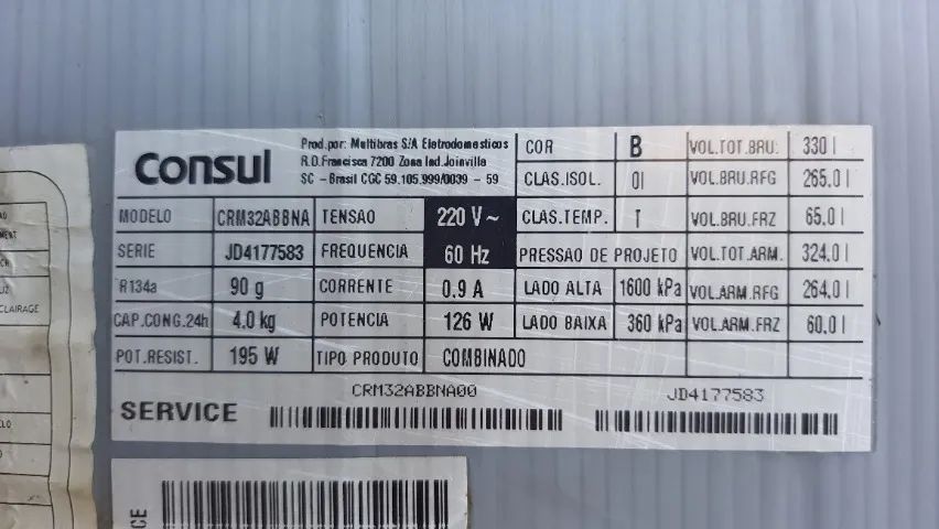 Refrigerador duplex Consul 340lts - Foto 2