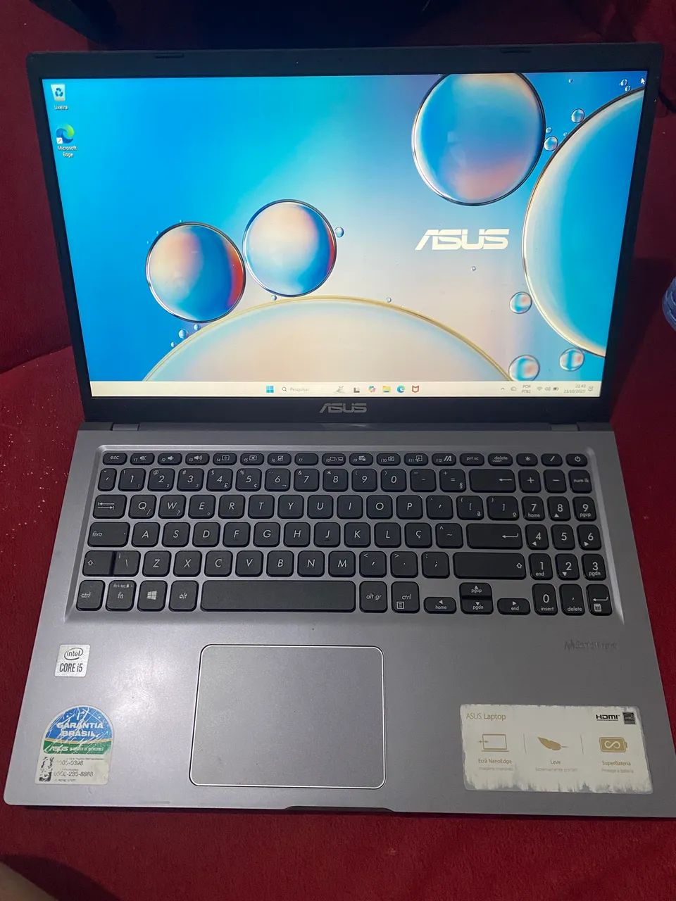 Notebook ASUS VivoBook i5 8GB RAM SSD 256GB Notebooks