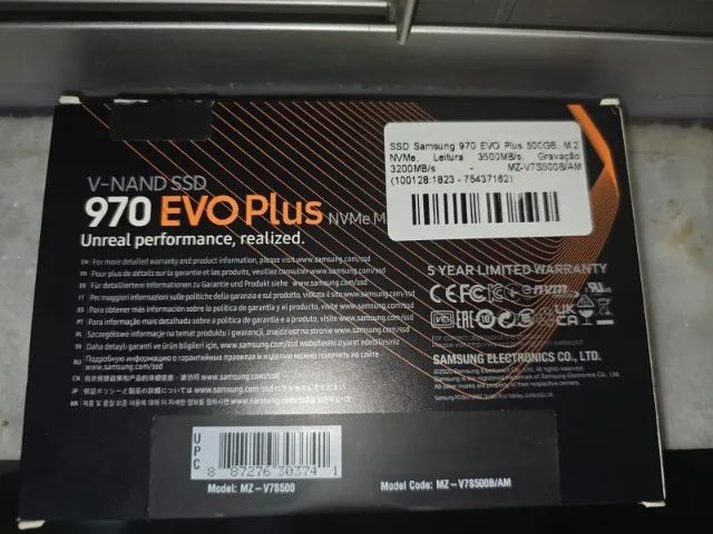 SSD Samsung 970 Evo Plus 500GB - Foto 2