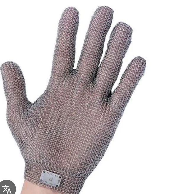 Luvas de segurança em malha de aço