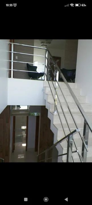 Corrimão e guarda corpo aço inox