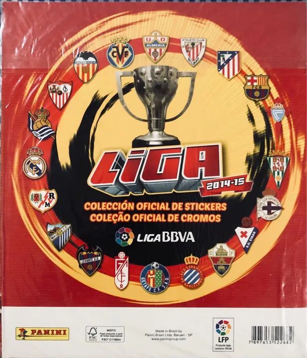 Álbum de figurinhas Liga BBVA 2014-15 - Foto 2