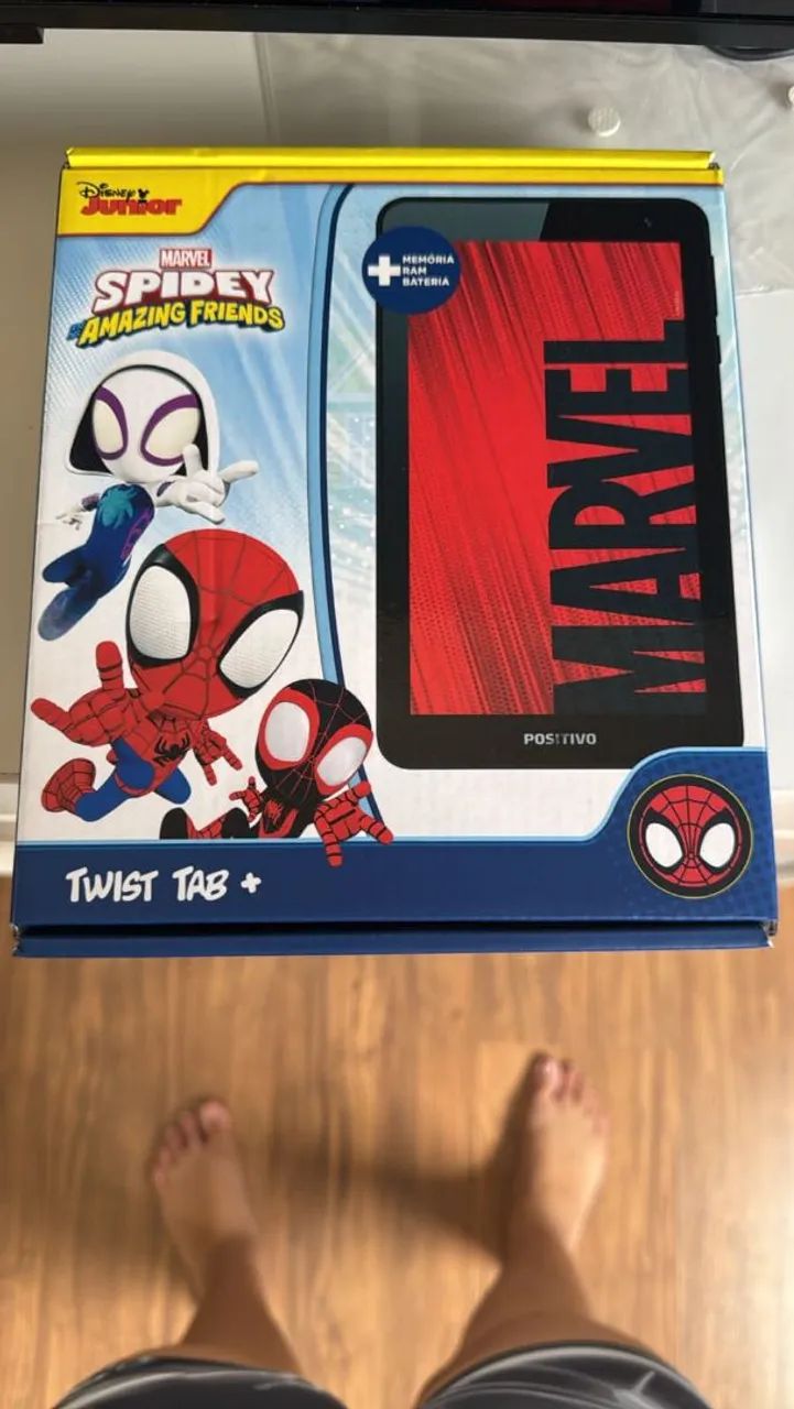 Tablet Infantil Marvel Spidey Amazing Friends Positivo Twist Tab+