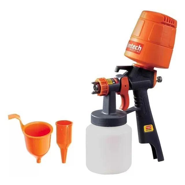 Pistola Pulverizadora Para Pintura HV400 450W Intech Machine - Foto 2