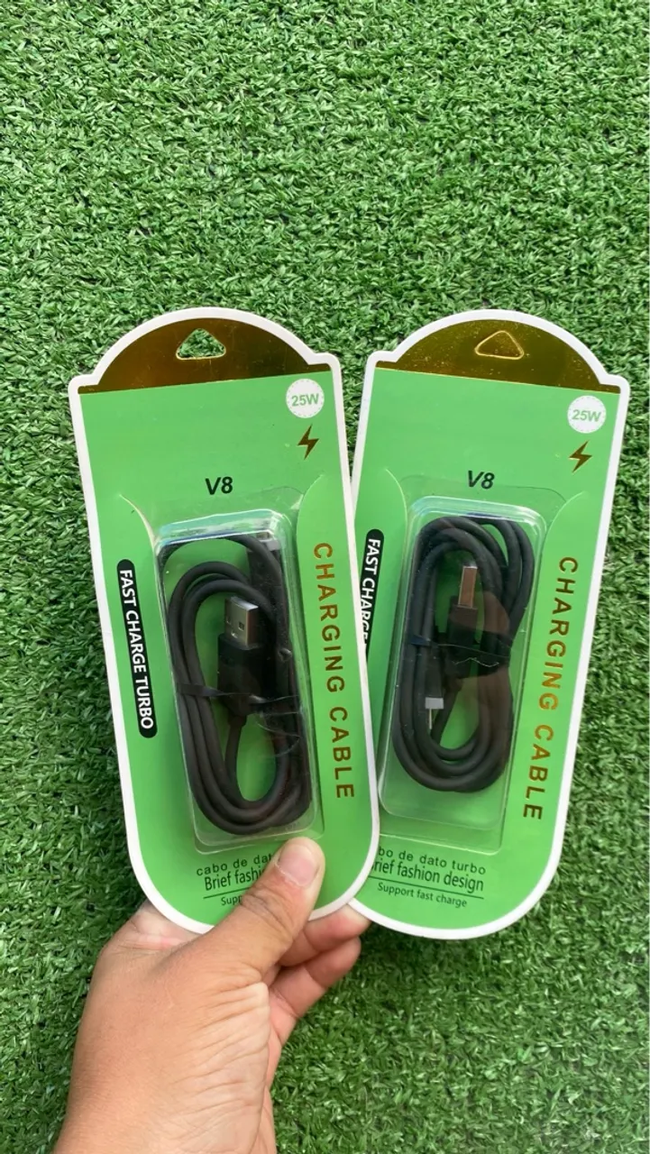Cabo Carregador V8 Turbo 25W Fast Charge