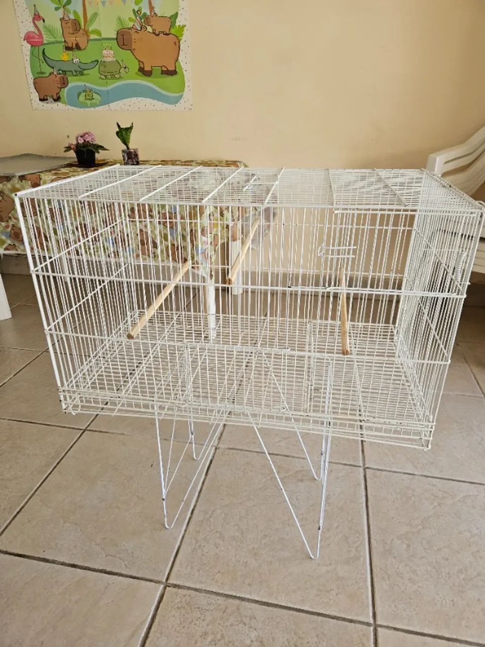 Gaiola grande para pássaros e roedores  - Foto 4