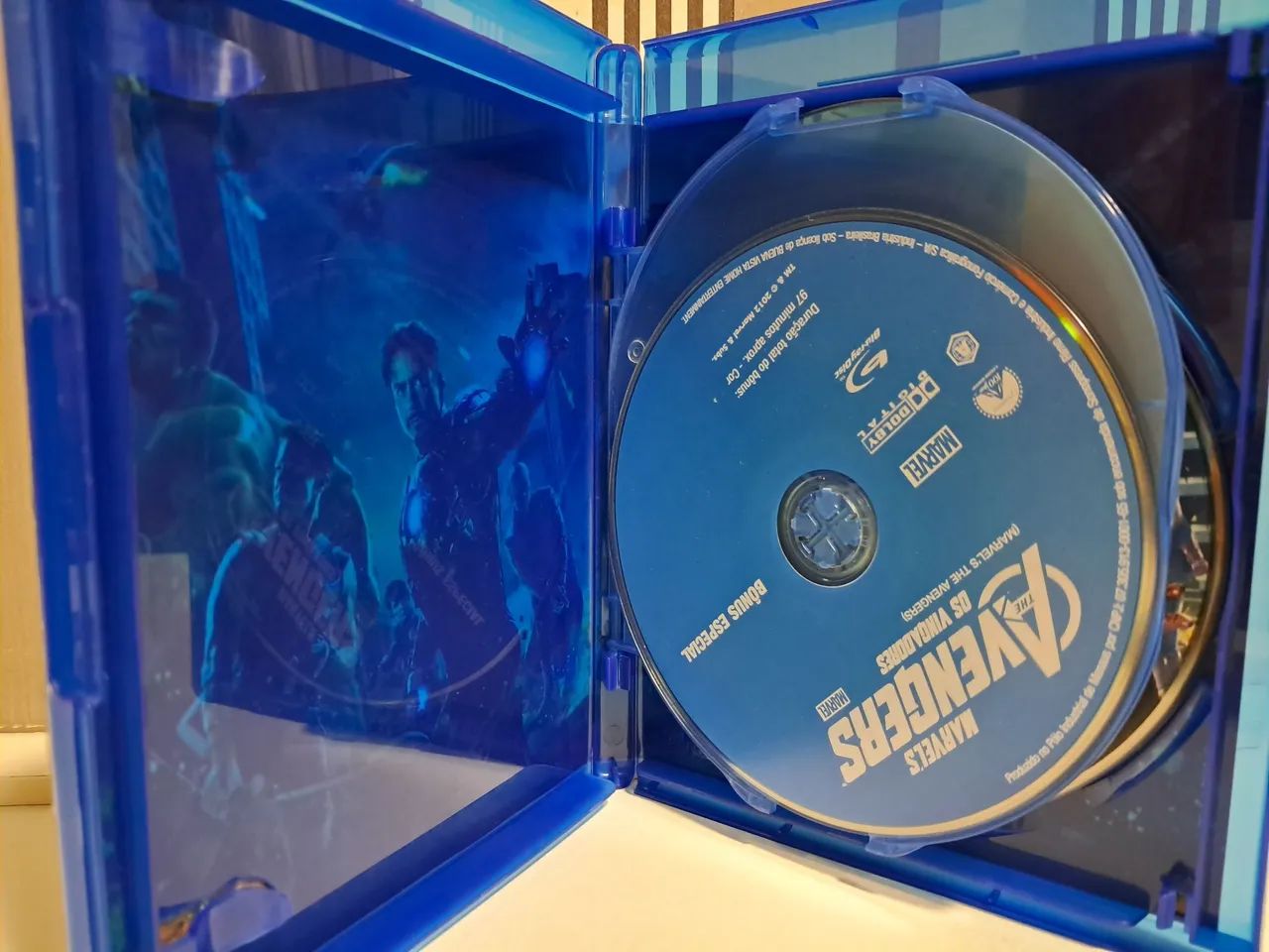 Blu-ray Original Os Vingadores 2D+3D (Triplo) - Foto 6
