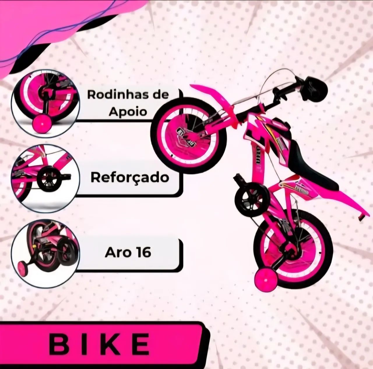 Bicicleta infantil Seminova - Foto 3