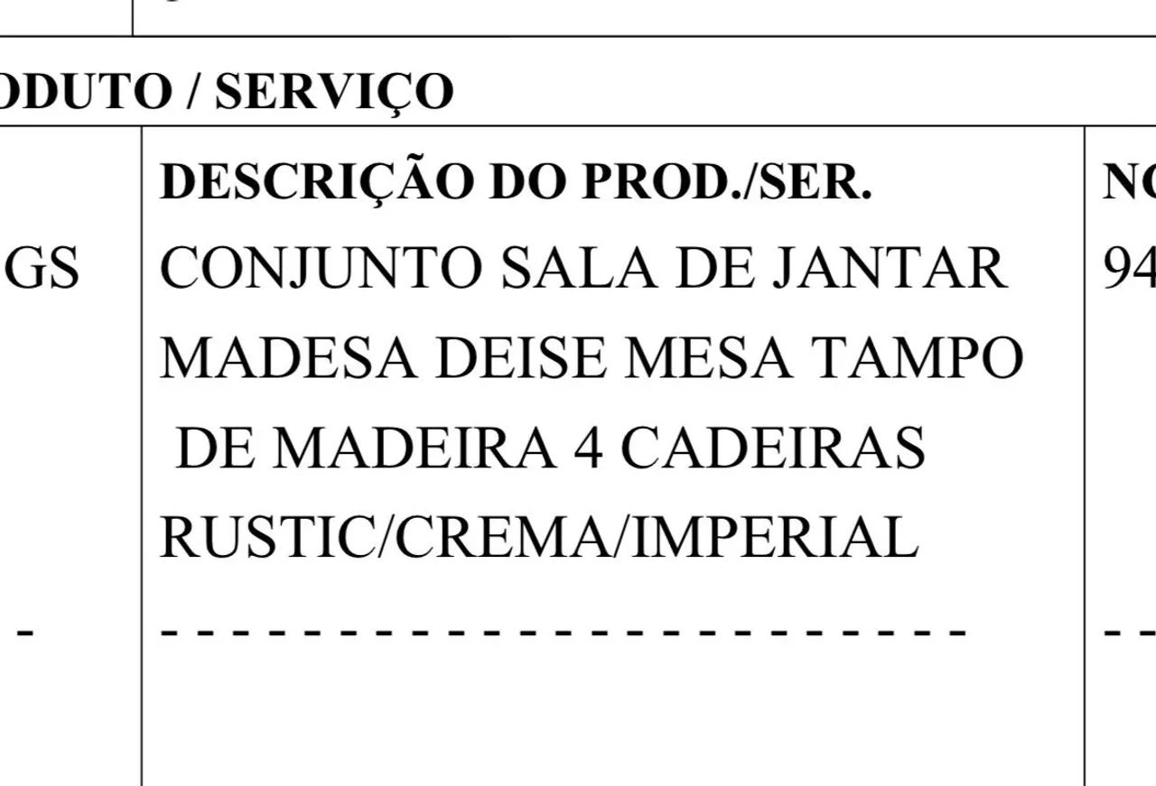 Mesa com 4 cadeiras - Foto 2