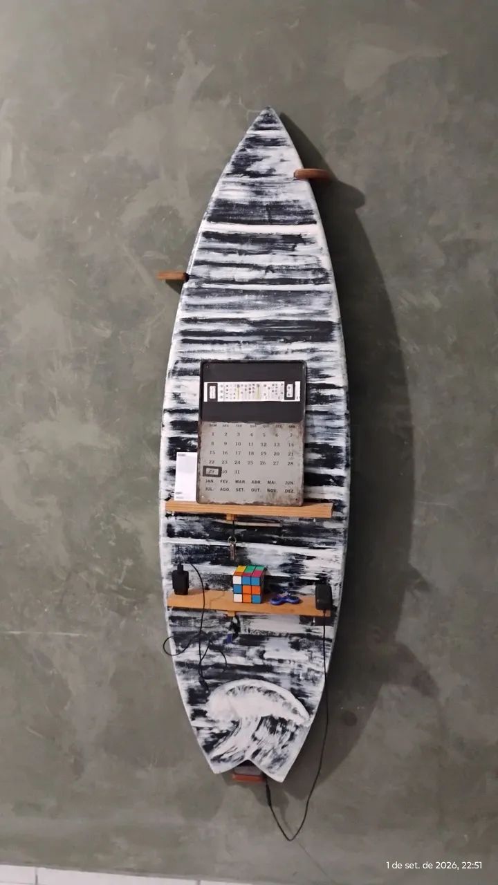Luminária Prancha de Surf com suporte  - Foto 4