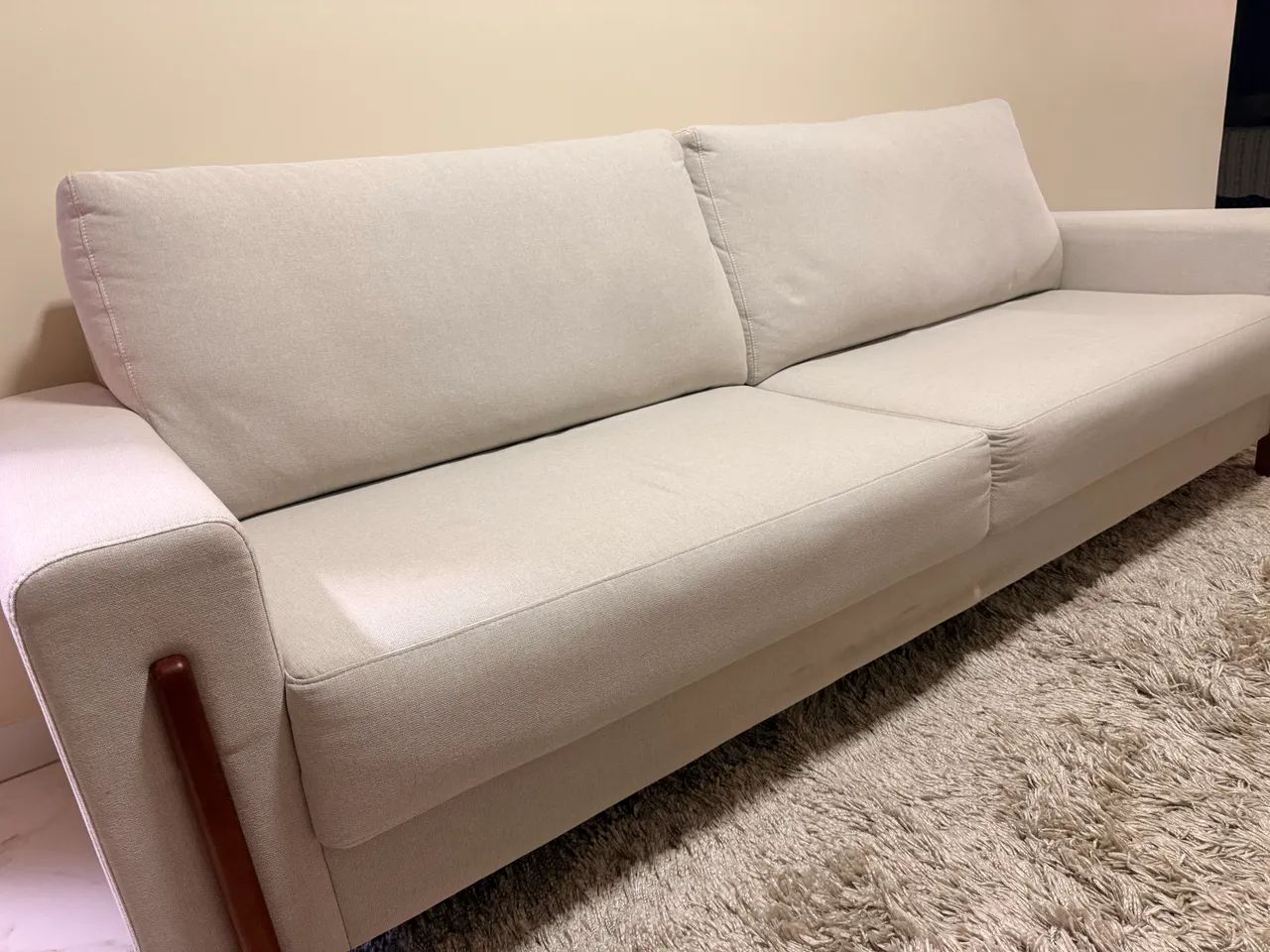 Sofa de linho fixo adquirido em 06/06/26 R$ 1.800 - Foto 4
