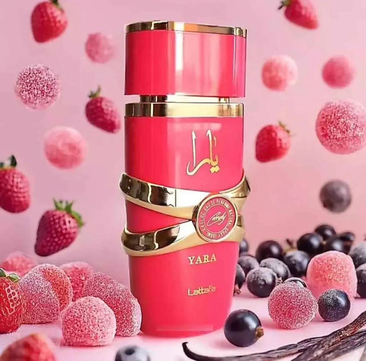 Perfume Árabe Yara Lattafa Candy Perfume Doce de 100ml - Foto 5