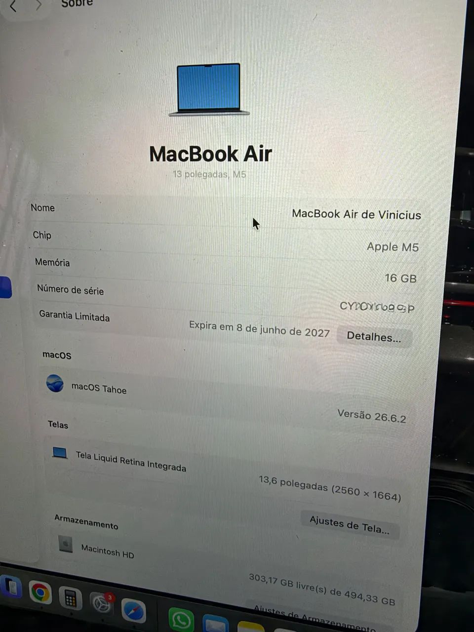 MACBOOK AIR M5 13 16GB 512GB - Foto 4