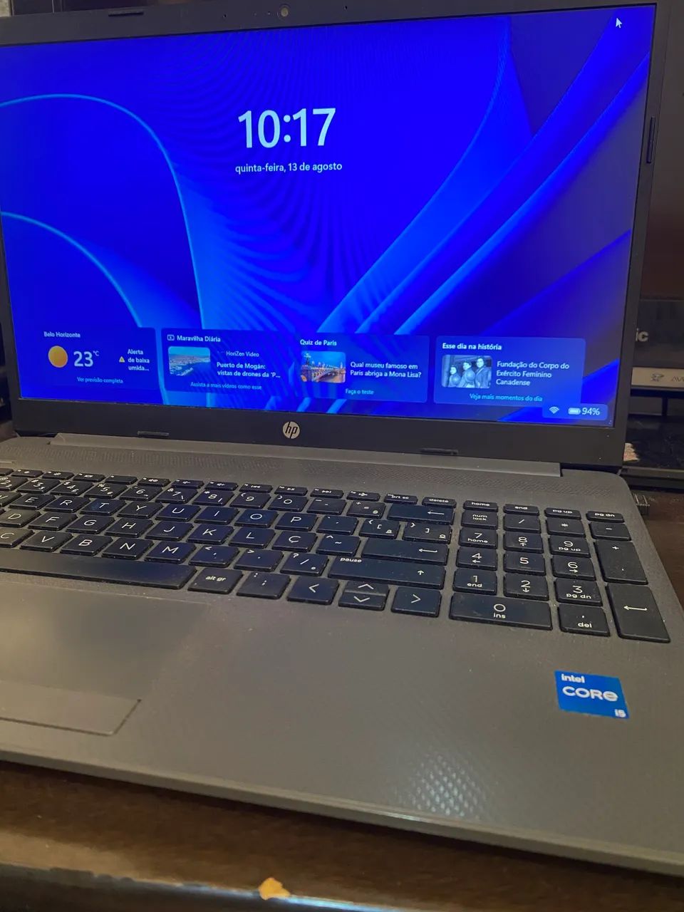Notbook HP 250 G9, Intel Core i5-1235U - 12ª geração 