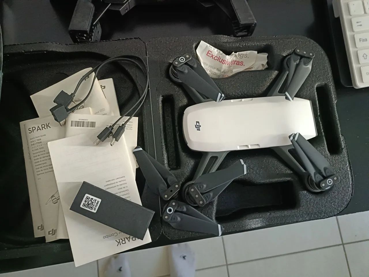 Vendo drone DJI SparK sem bateria. - Foto 3