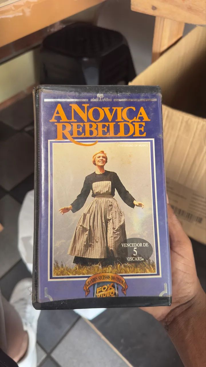 VHS DUPLO ORIGINAL A NOVIÇA REBELDE