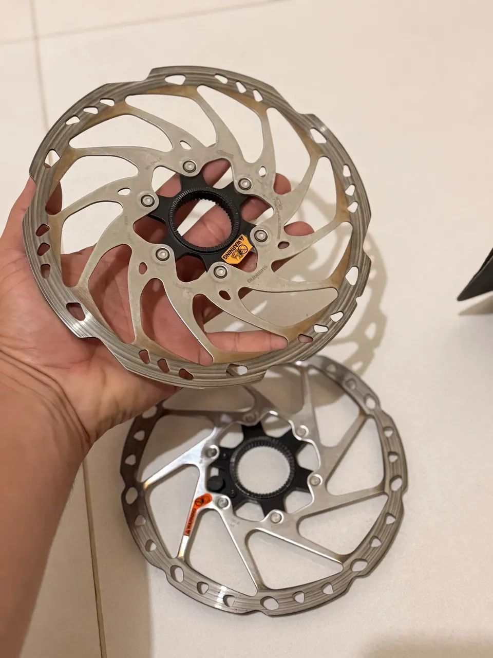 Disco shimano 203 e 180  - Foto 4