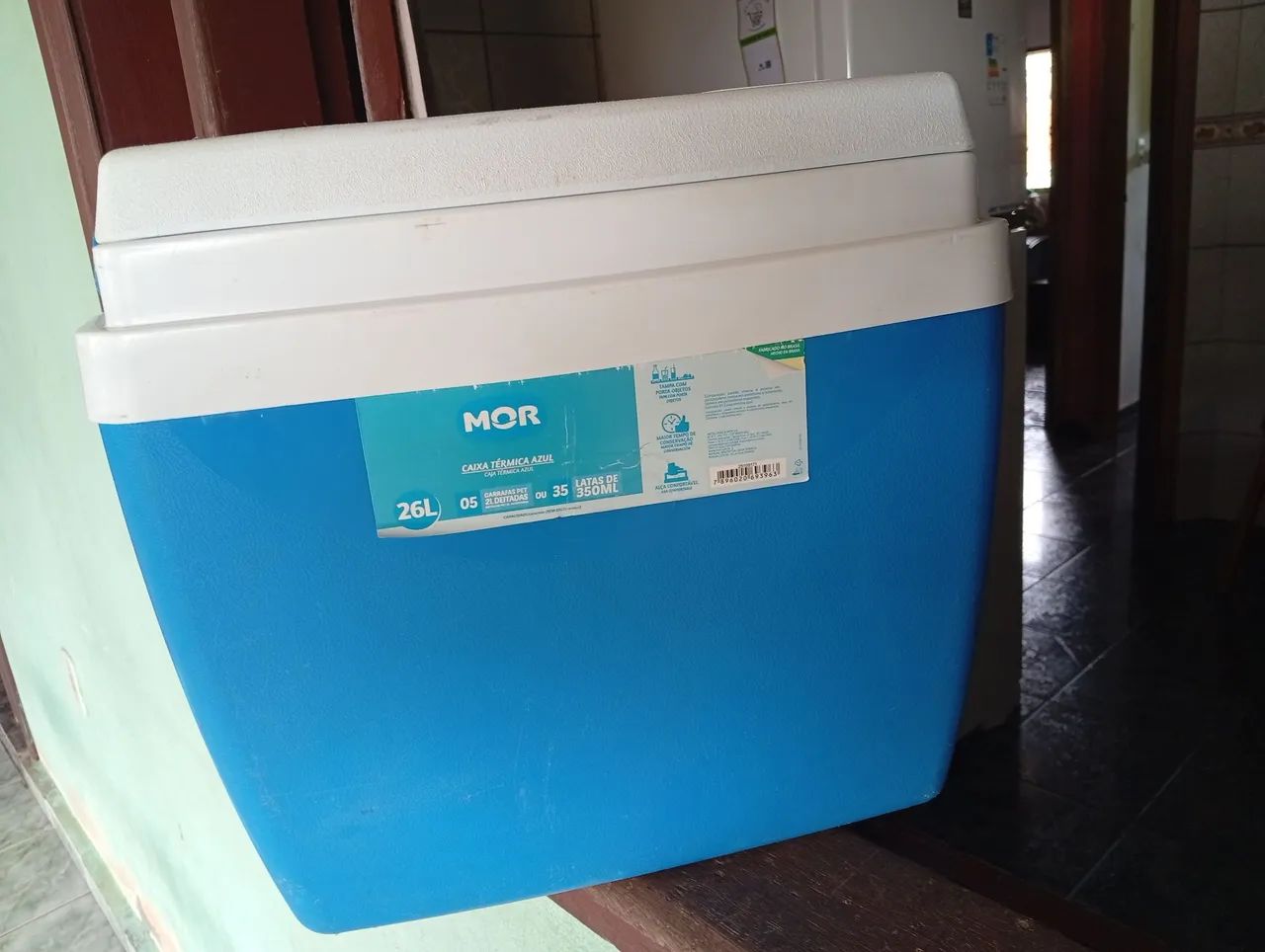 Caixa Térmica Mor 34 Litros para Bebidas Azul