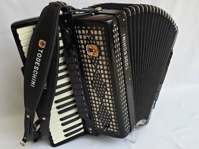 Acordeon 120 Baixos Todeschini Super 8 Já Eletrificada
