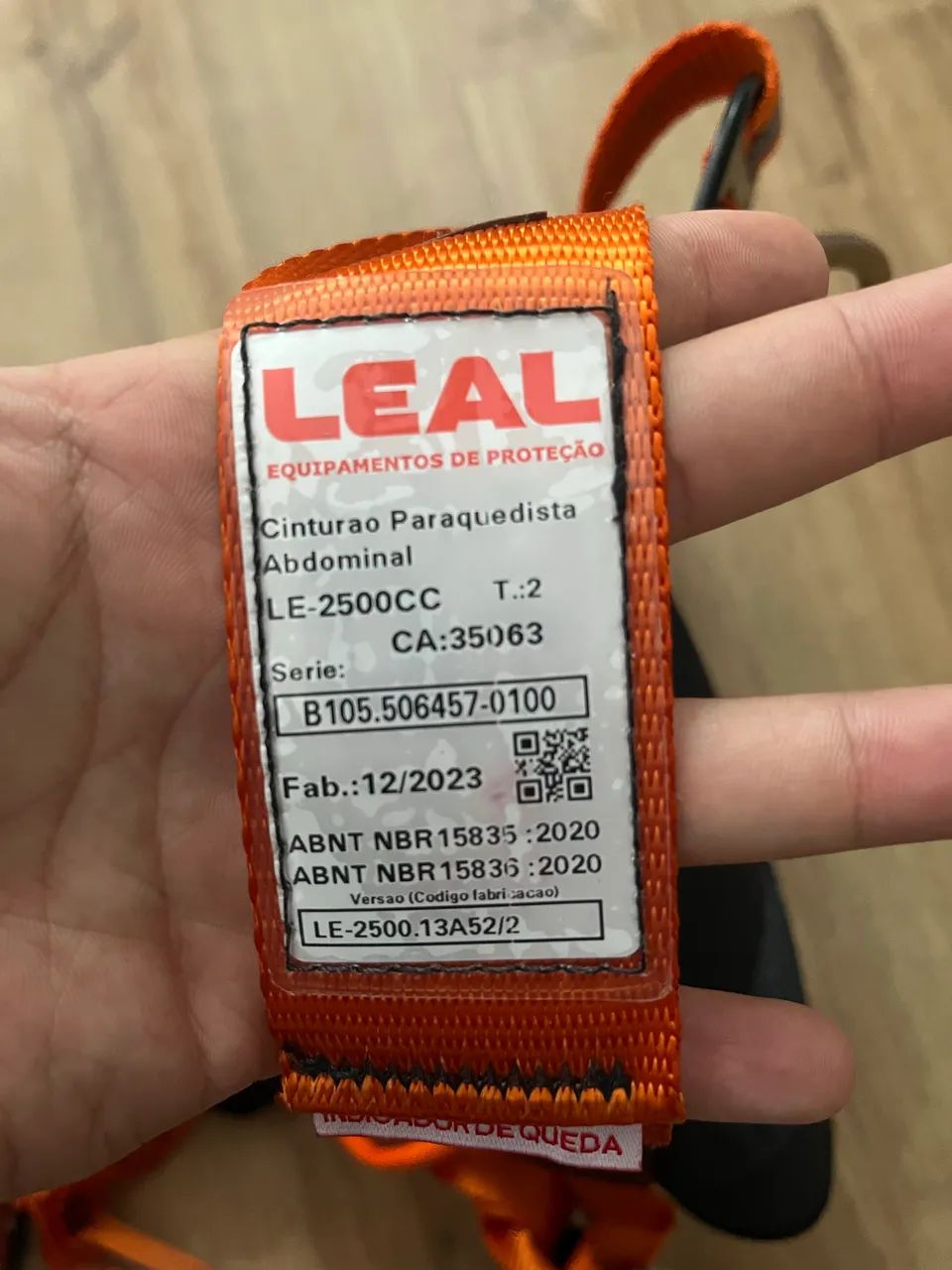 Cinto de Segurança estilo paraquedista  - Foto 4