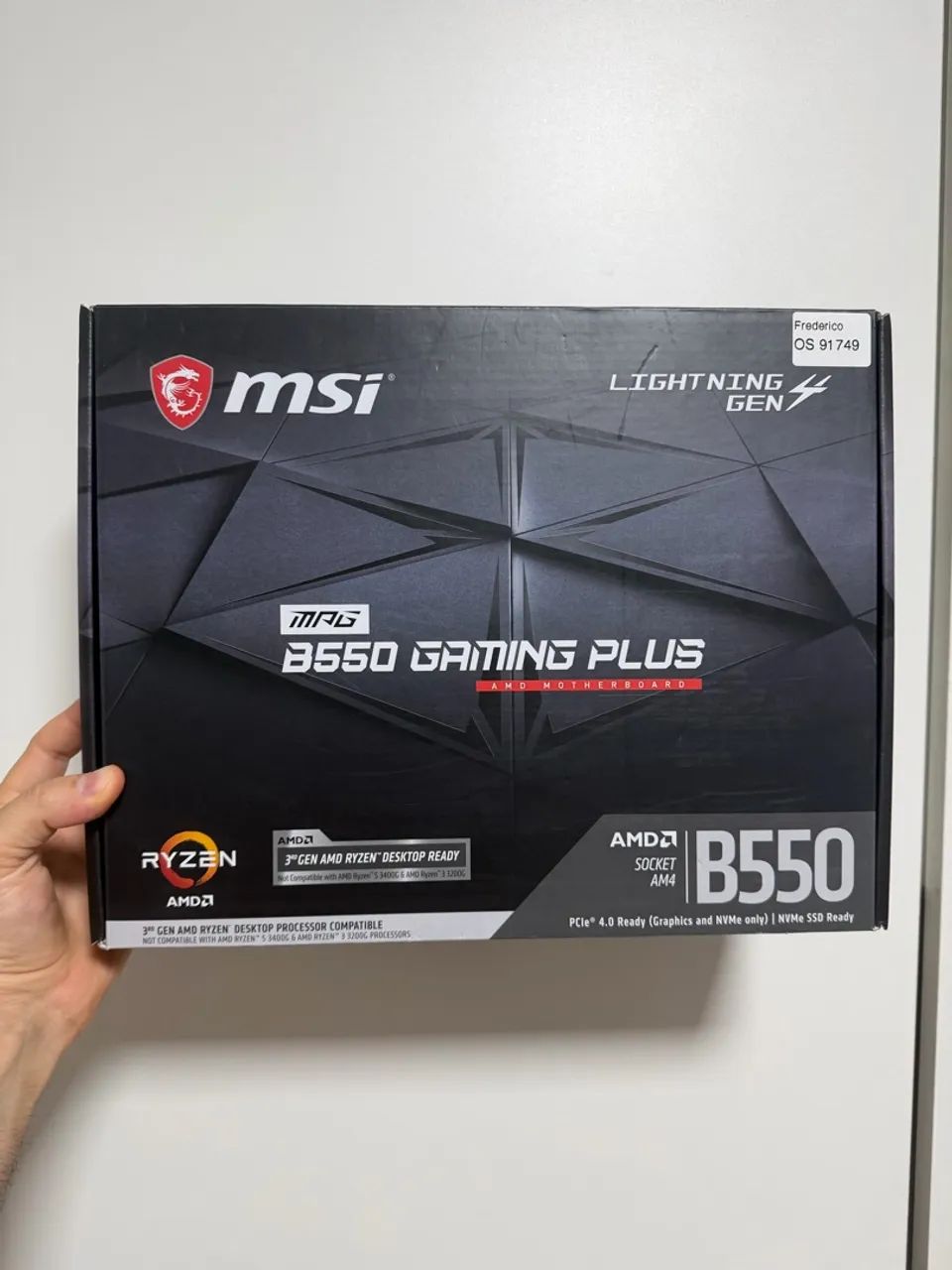 Placa mae msi b550 gaming plus atx