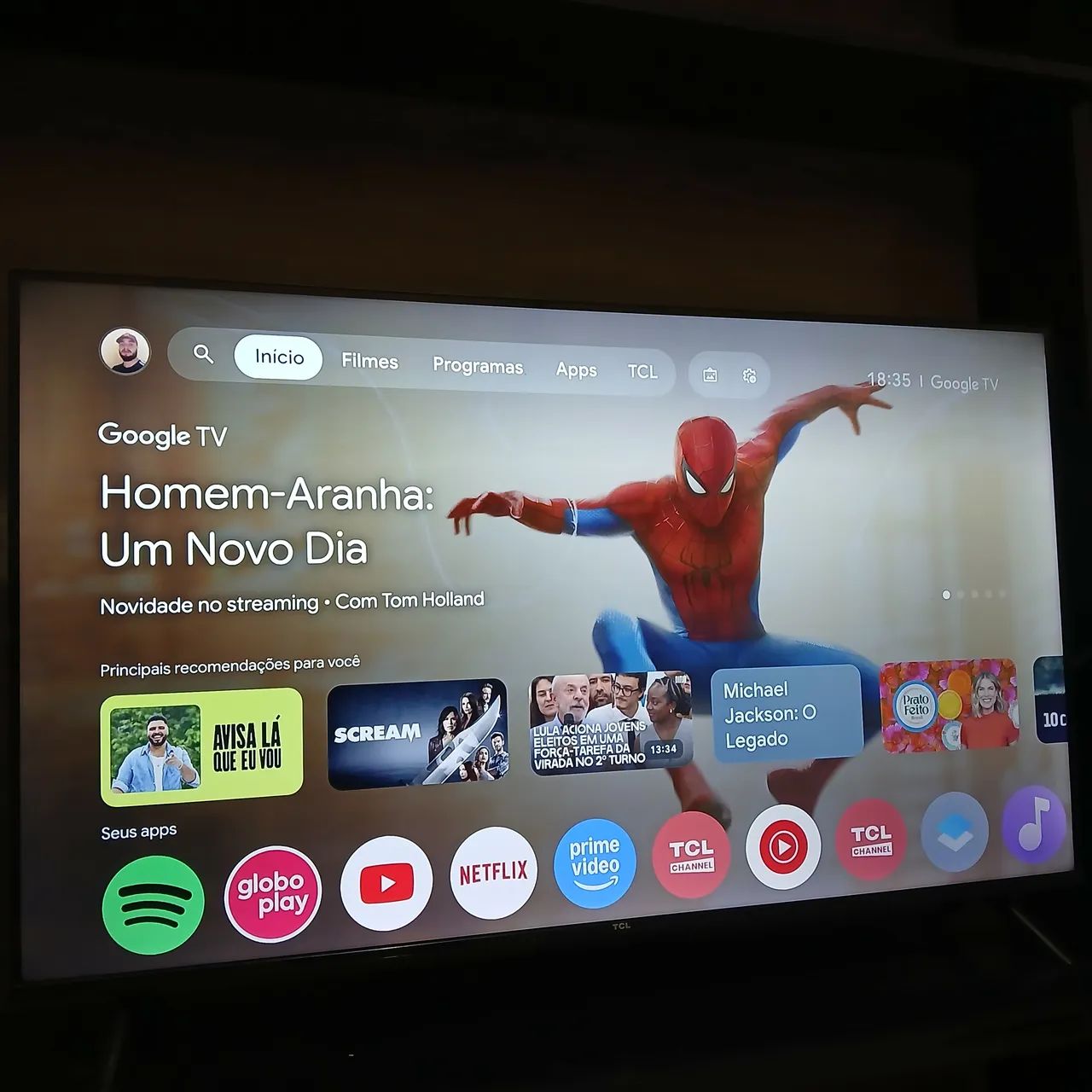 Tv TCL 4k Android 43 polegadas usada