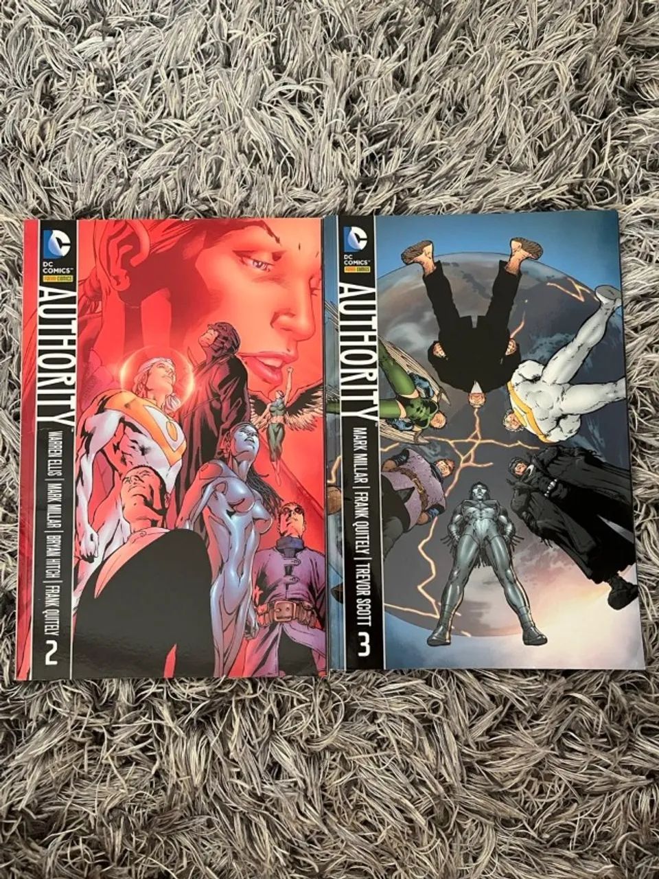 Authority vol.2 de Warren Ellis e vol.3 de Mark Millar - editora Panini