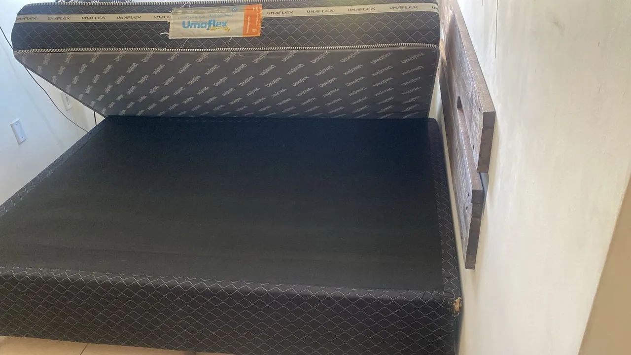 CAMA BOX CASAL EM OTIMO ESTADO - Foto 2