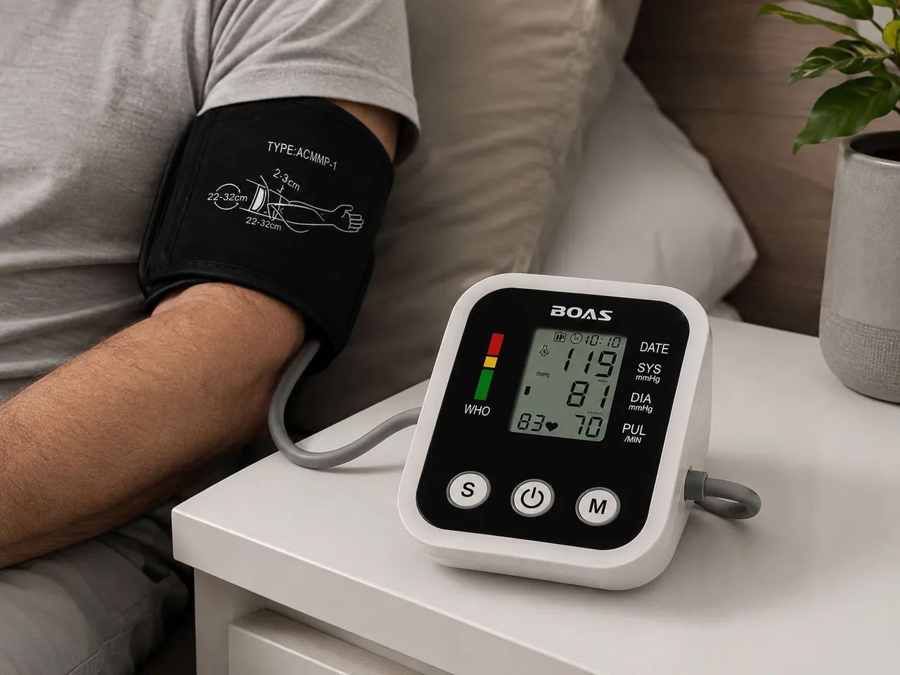 Medidor de Pressão Digital de Braço BOAS LC-X003