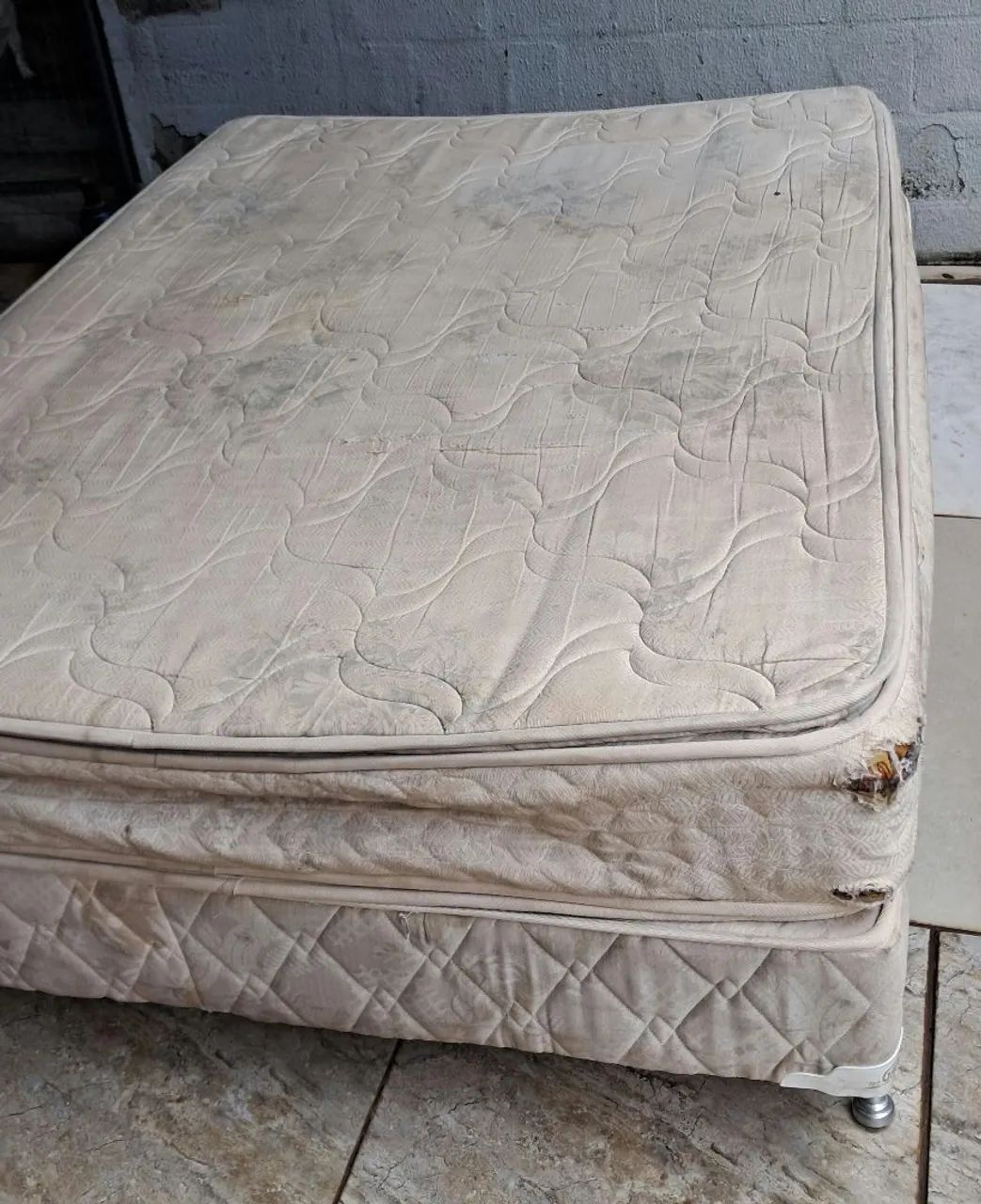 Cama box com colchao - Faço Entrega  - Foto 2