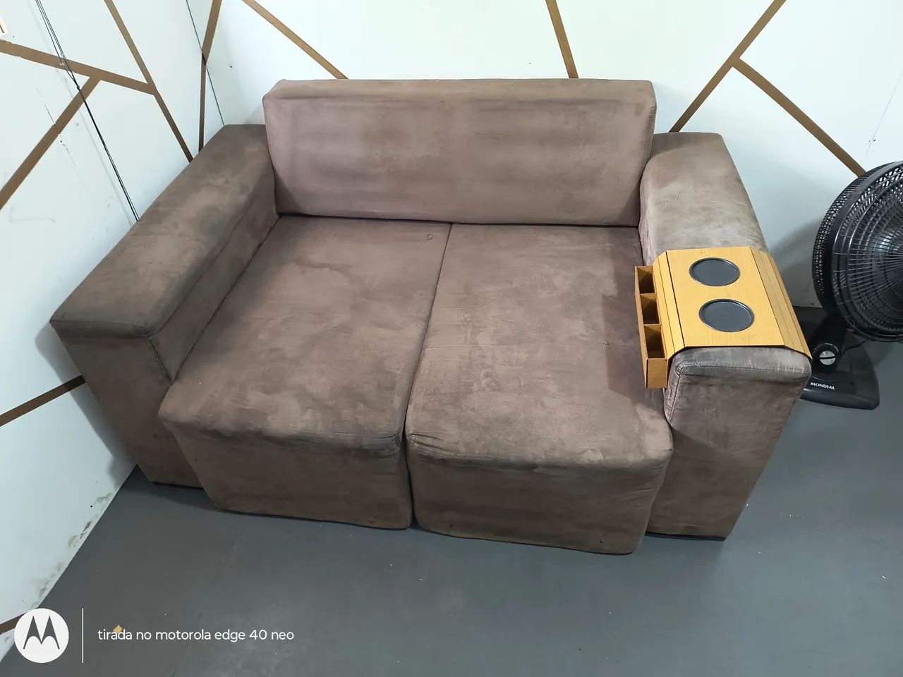 Sofá retrátil 2 lugares