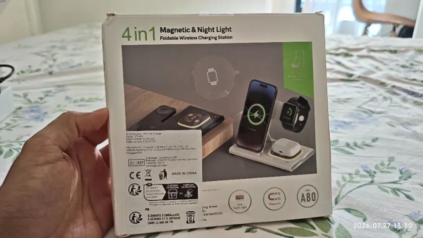Base Carregador Dock Station Wireless Para Samsung - Watch e Buds - Foto 2