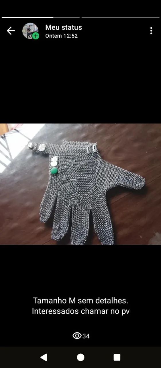 Luva de Aço de Açougueiro 