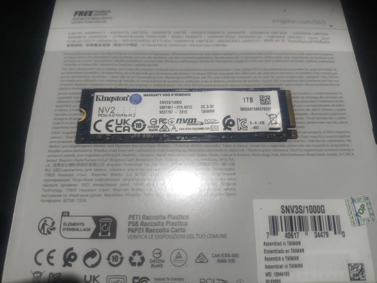 SSD nvme 1TB NV2 - Foto 2