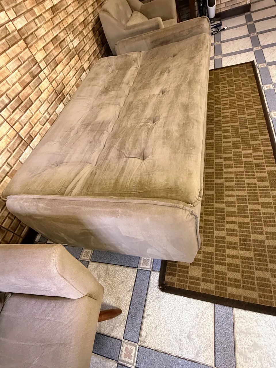 Conjunto sofá cama + 2 poltronas  - Foto 2
