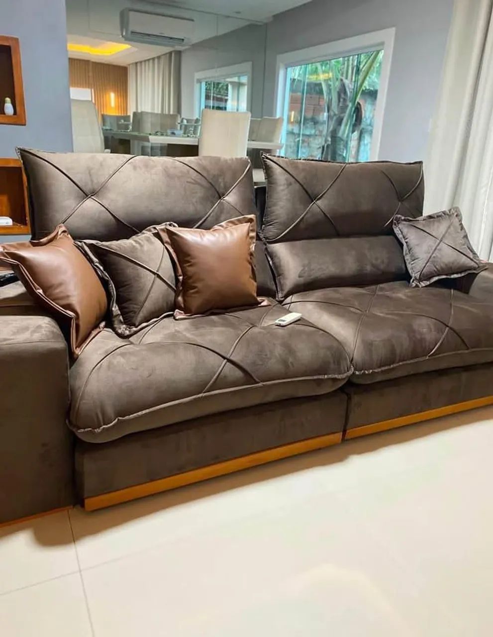 Sofá Retrátil e Reclinável D33 2.50m Gran Bello  - Foto 2