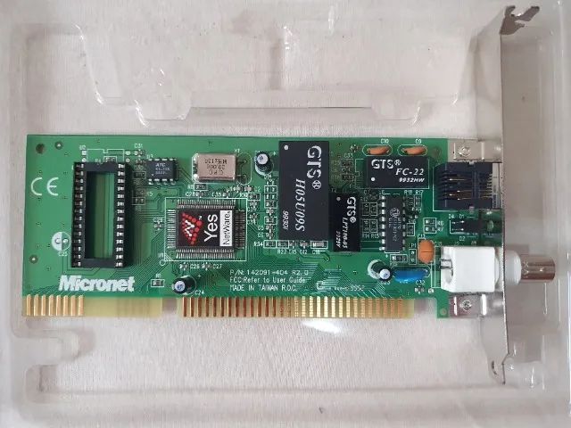 Placa de rede padão Isa 16 Bits nova no blister - Foto 2