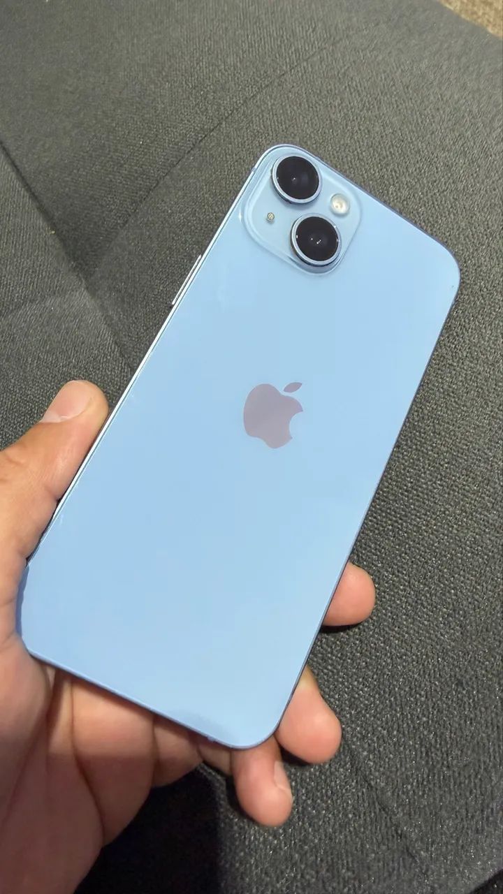 iPhone 14 Azul 128G semi novo