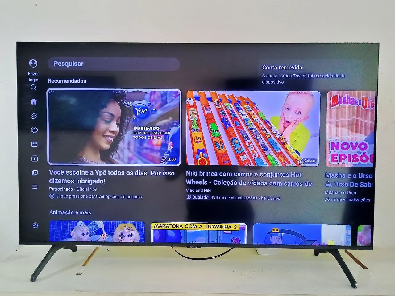 Tv Samsung 50 polegadas smart 4k Alexa comando de voz Bluetooth na caixa com vídeo Xbox  - Foto 5
