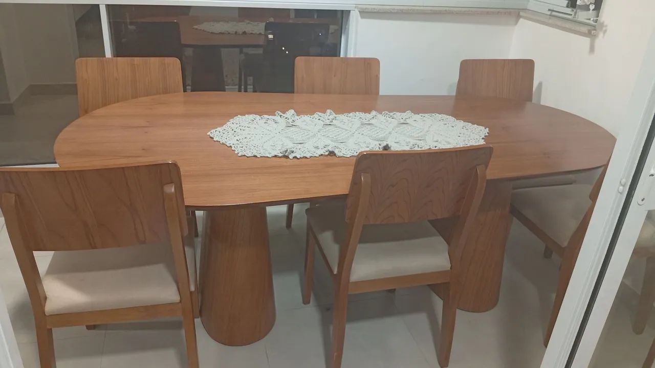 Mesa de jantar 6 cadeira  - Foto 2