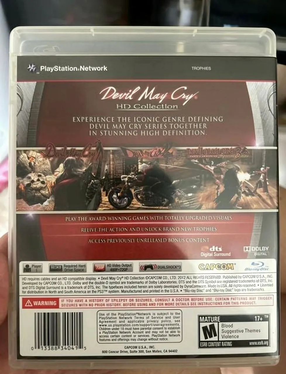 Jogo ps3 devil may cry hd collection - classics - Foto 2