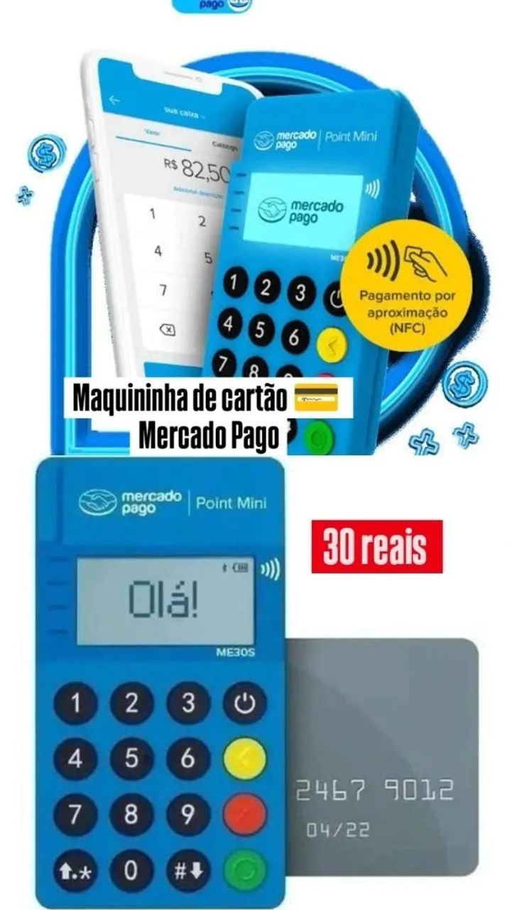 Maquininha de cartão Mercado Pago