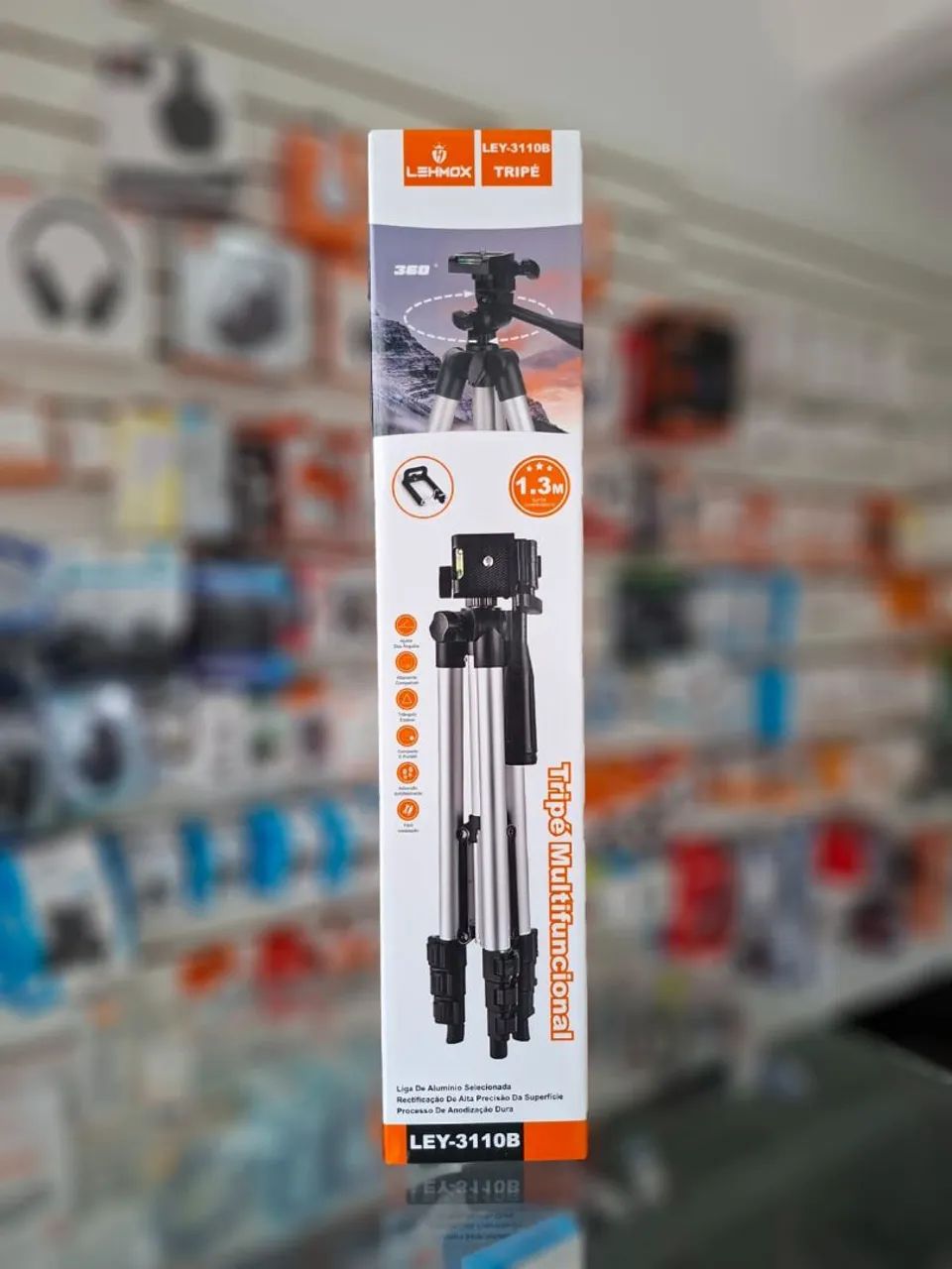 Tripé com suporte para celular 1.3m - entrega em slz e região 