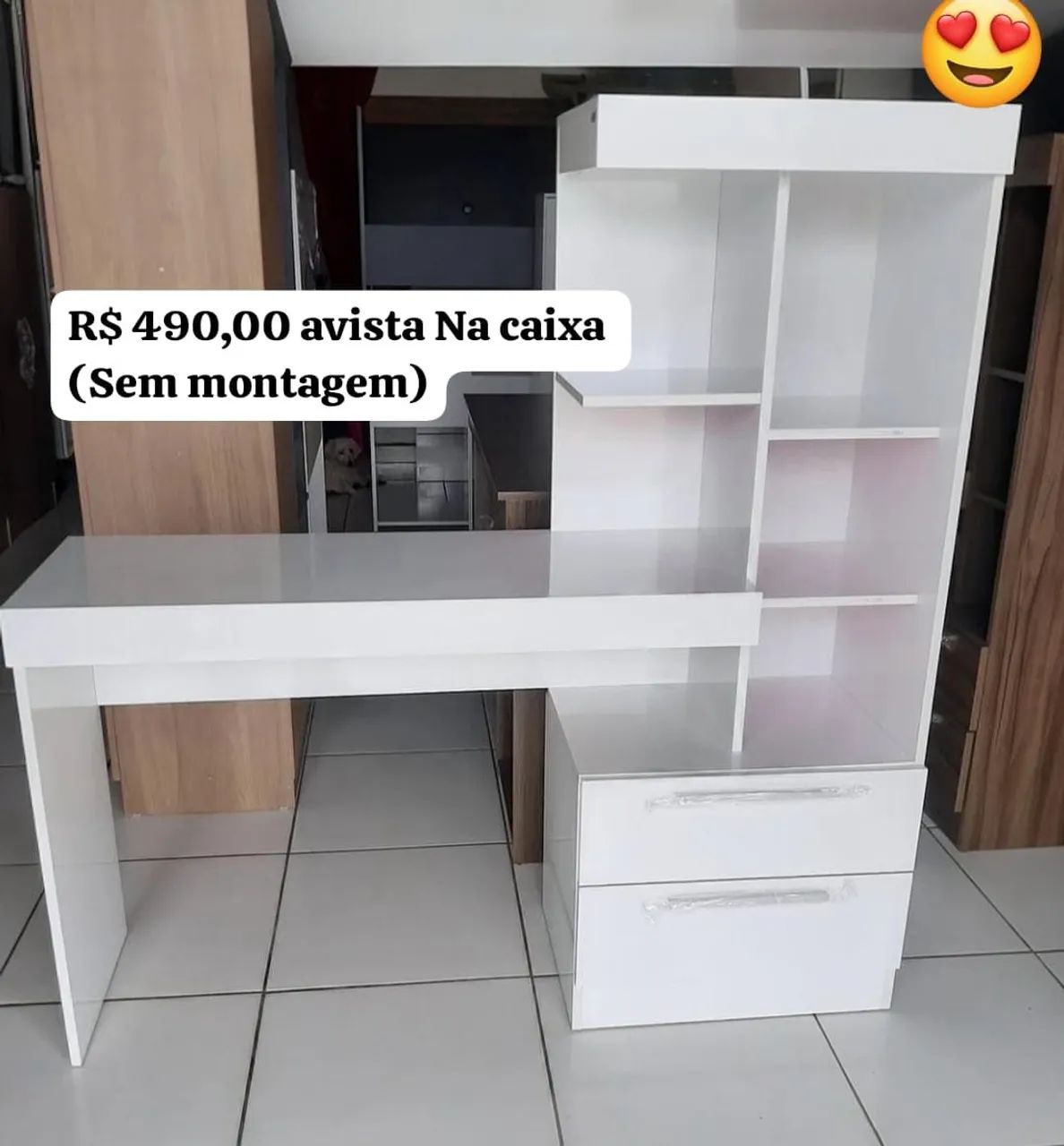 Mesa office Novos na caixa somente  - Foto 2