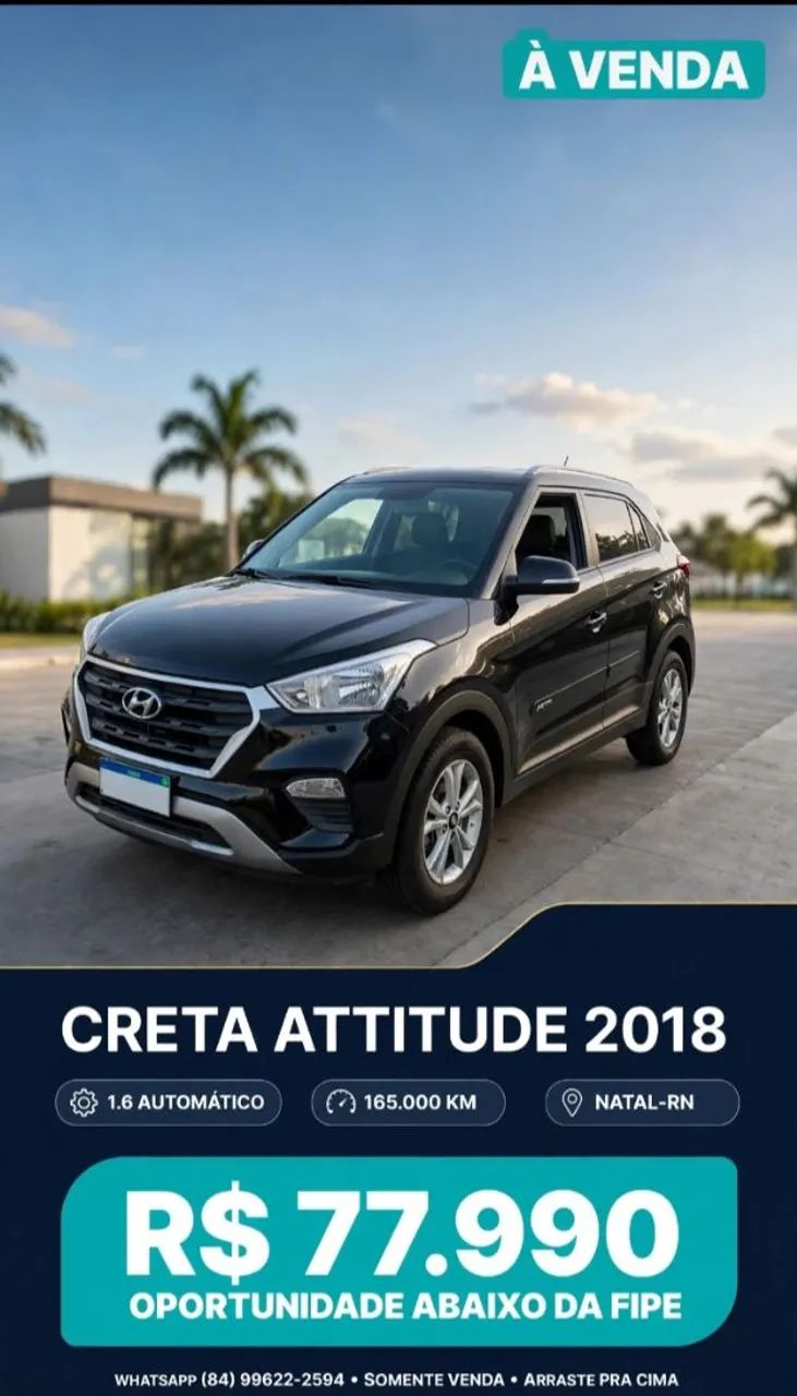Hyundai Creta Creta Attitude 1.6 16V Flex Aut. 2018
