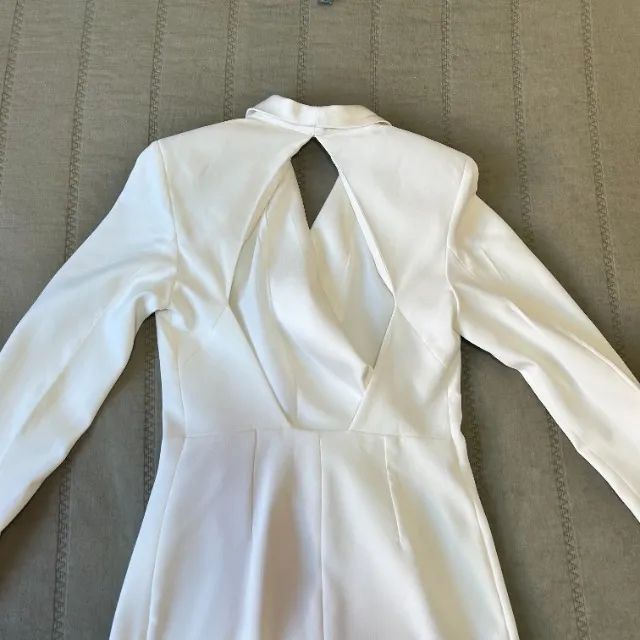 vestido blazer branco - Foto 2