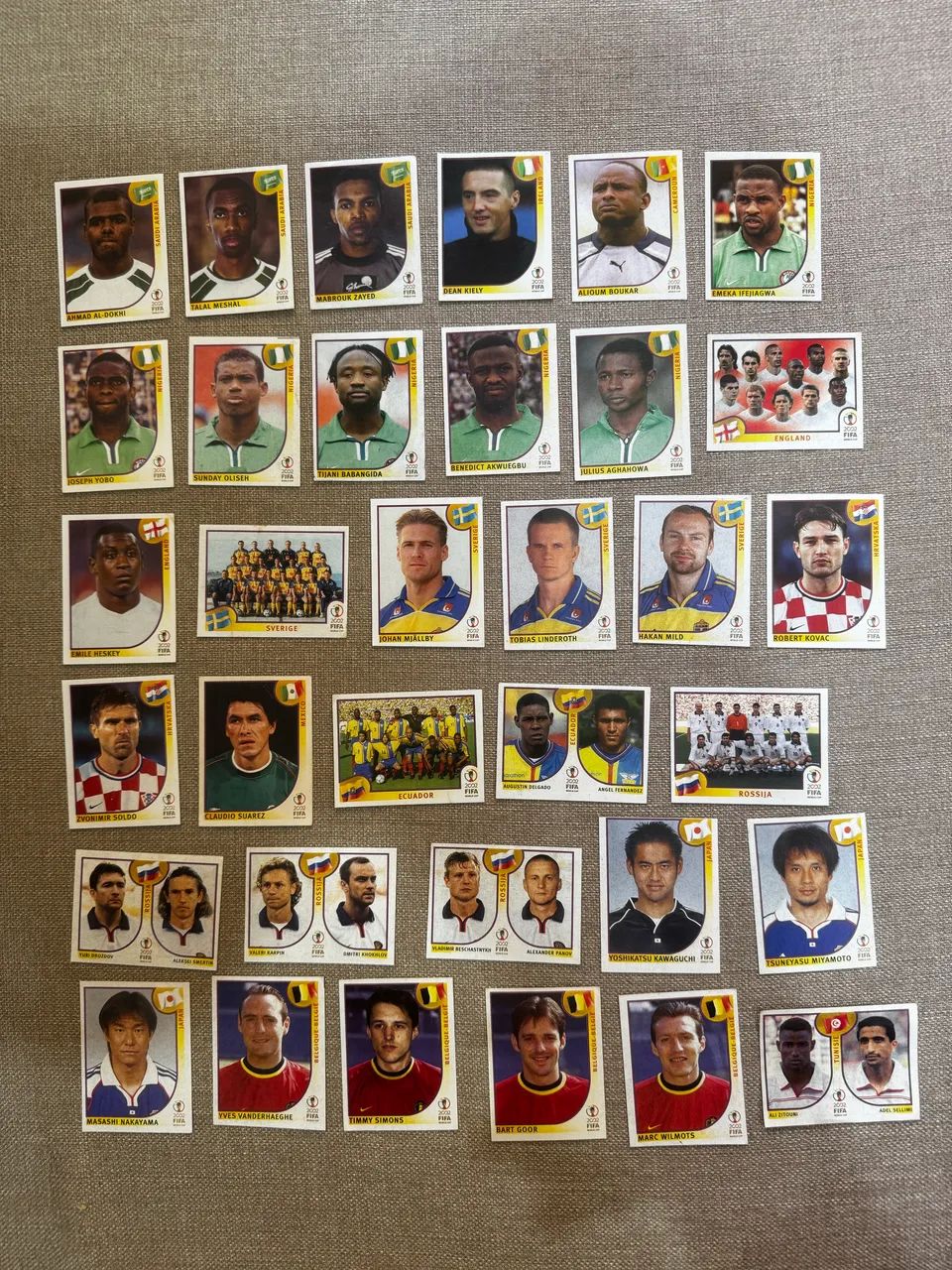 Figurinhas álbum da Copa do Mundo 2002 - Foto 2